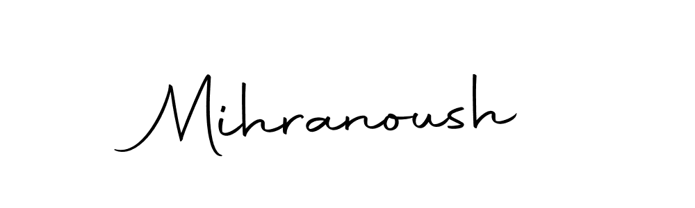 Create a beautiful signature design for name Mihranoush. With this signature (Autography-DOLnW) fonts, you can make a handwritten signature for free. Mihranoush signature style 10 images and pictures png