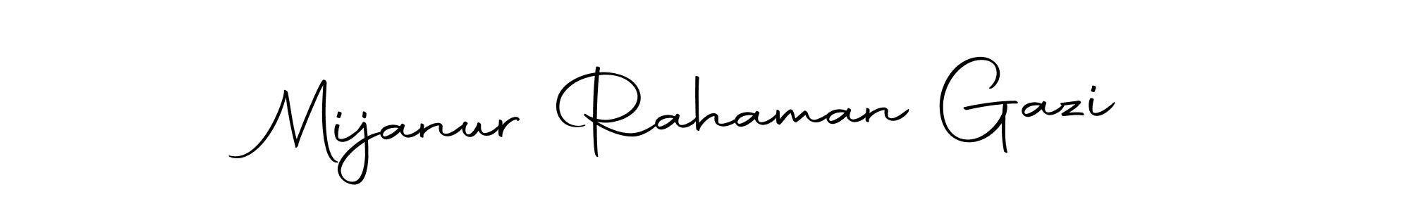 Also we have Mijanur Rahaman Gazi name is the best signature style. Create professional handwritten signature collection using Autography-DOLnW autograph style. Mijanur Rahaman Gazi signature style 10 images and pictures png
