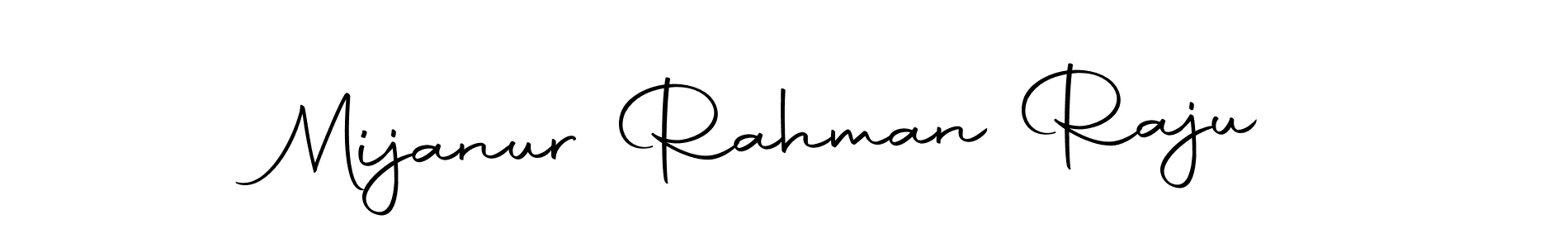The best way (Autography-DOLnW) to make a short signature is to pick only two or three words in your name. The name Mijanur Rahman Raju include a total of six letters. For converting this name. Mijanur Rahman Raju signature style 10 images and pictures png