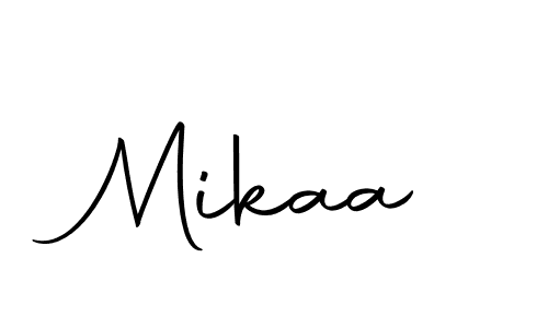 The best way (Autography-DOLnW) to make a short signature is to pick only two or three words in your name. The name Mikaa include a total of six letters. For converting this name. Mikaa signature style 10 images and pictures png