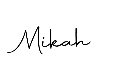 Use a signature maker to create a handwritten signature online. With this signature software, you can design (Autography-DOLnW) your own signature for name Mikah. Mikah signature style 10 images and pictures png