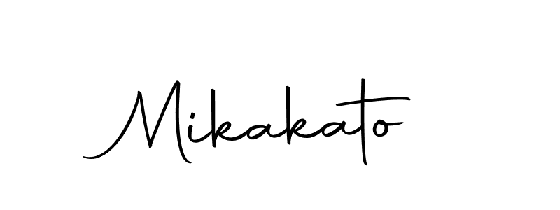 Mikakato stylish signature style. Best Handwritten Sign (Autography-DOLnW) for my name. Handwritten Signature Collection Ideas for my name Mikakato. Mikakato signature style 10 images and pictures png