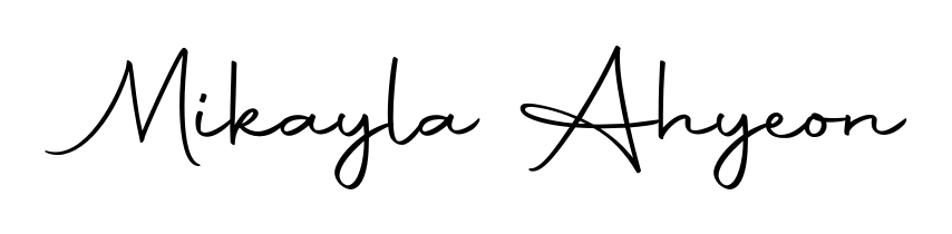 The best way (Autography-DOLnW) to make a short signature is to pick only two or three words in your name. For converting this name Mikayla Ahyeon. Mikayla Ahyeon signature style 10 images and pictures png