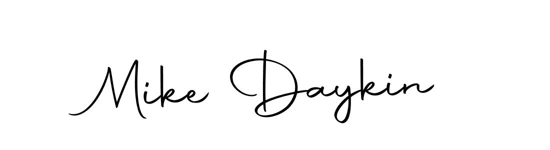 Mike Daykin stylish signature style. Best Handwritten Sign (Autography-DOLnW) for my name. Handwritten Signature Collection Ideas for my name Mike Daykin. Mike Daykin signature style 10 images and pictures png