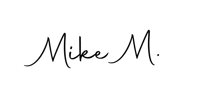 This is the best signature style for the Mike M. name. Also you like these signature font (Autography-DOLnW). Mix name signature. Mike M. signature style 10 images and pictures png
