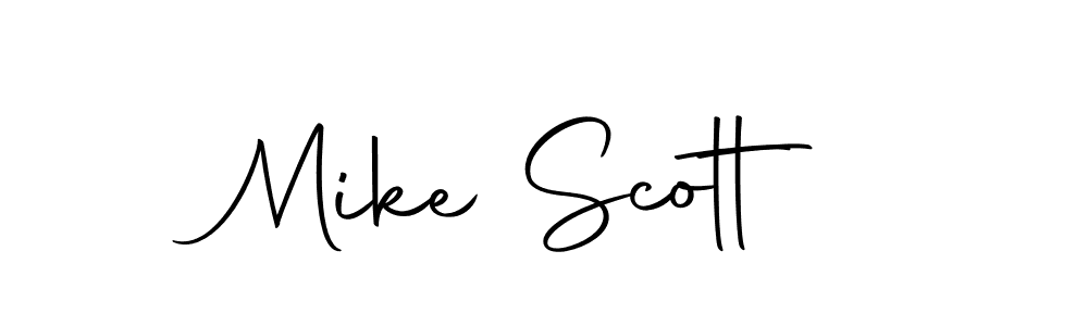 Make a beautiful signature design for name Mike Scott. With this signature (Autography-DOLnW) style, you can create a handwritten signature for free. Mike Scott signature style 10 images and pictures png