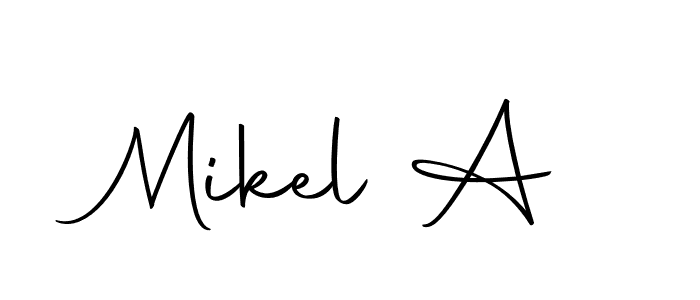 Once you've used our free online signature maker to create your best signature Autography-DOLnW style, it's time to enjoy all of the benefits that Mikel A name signing documents. Mikel A signature style 10 images and pictures png