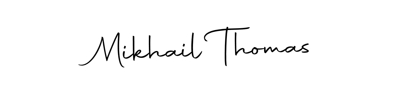 Design your own signature with our free online signature maker. With this signature software, you can create a handwritten (Autography-DOLnW) signature for name Mikhail Thomas. Mikhail Thomas signature style 10 images and pictures png