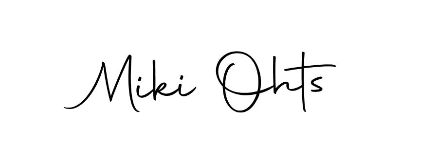 Use a signature maker to create a handwritten signature online. With this signature software, you can design (Autography-DOLnW) your own signature for name Miki Ohts. Miki Ohts signature style 10 images and pictures png