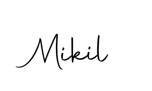 You can use this online signature creator to create a handwritten signature for the name Mikil. This is the best online autograph maker. Mikil signature style 10 images and pictures png