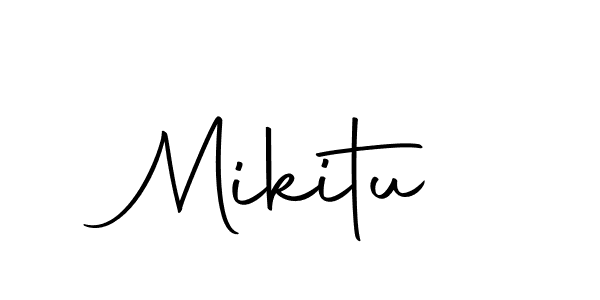 Design your own signature with our free online signature maker. With this signature software, you can create a handwritten (Autography-DOLnW) signature for name Mikitu. Mikitu signature style 10 images and pictures png