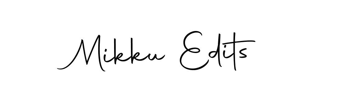 Mikku Edits stylish signature style. Best Handwritten Sign (Autography-DOLnW) for my name. Handwritten Signature Collection Ideas for my name Mikku Edits. Mikku Edits signature style 10 images and pictures png