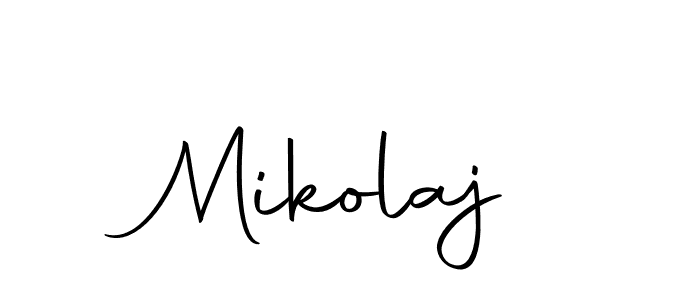 How to make Mikolaj name signature. Use Autography-DOLnW style for creating short signs online. This is the latest handwritten sign. Mikolaj signature style 10 images and pictures png