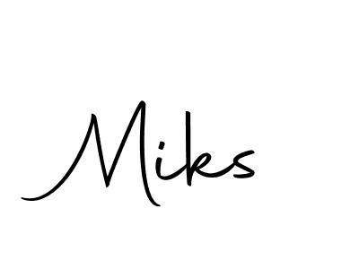 if you are searching for the best signature style for your name Miks. so please give up your signature search. here we have designed multiple signature styles  using Autography-DOLnW. Miks signature style 10 images and pictures png