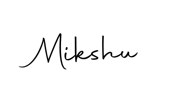Mikshu stylish signature style. Best Handwritten Sign (Autography-DOLnW) for my name. Handwritten Signature Collection Ideas for my name Mikshu. Mikshu signature style 10 images and pictures png