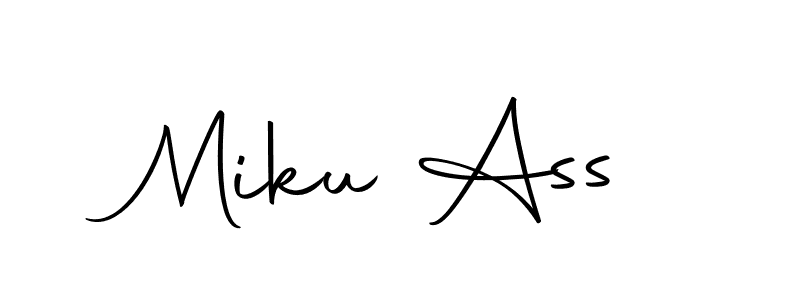 The best way (Autography-DOLnW) to make a short signature is to pick only two or three words in your name. The name Miku Ass include a total of six letters. For converting this name. Miku Ass signature style 10 images and pictures png