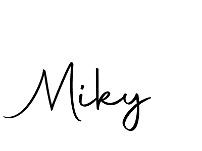 Similarly Autography-DOLnW is the best handwritten signature design. Signature creator online .You can use it as an online autograph creator for name Miky. Miky signature style 10 images and pictures png