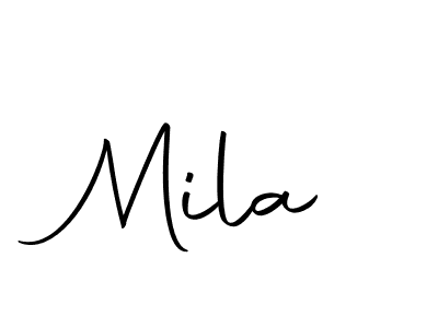 How to make Mila signature? Autography-DOLnW is a professional autograph style. Create handwritten signature for Mila name. Mila signature style 10 images and pictures png