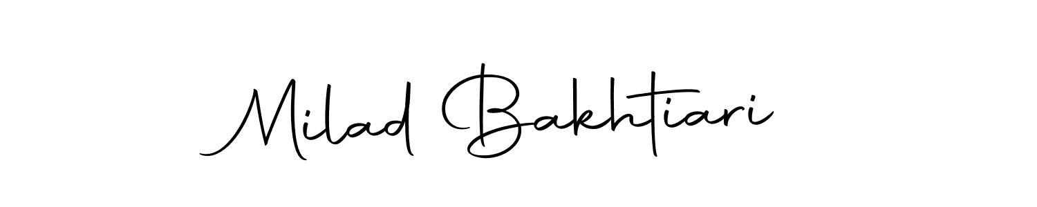 Also we have Milad Bakhtiari name is the best signature style. Create professional handwritten signature collection using Autography-DOLnW autograph style. Milad Bakhtiari signature style 10 images and pictures png