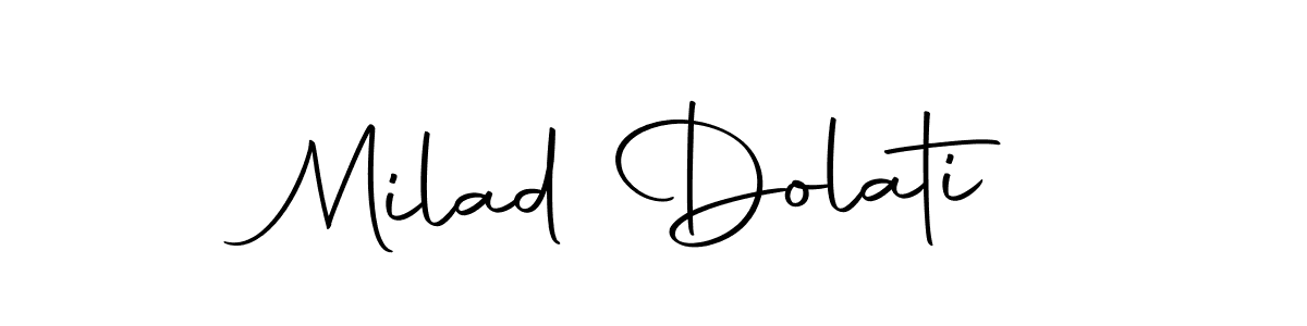 Make a beautiful signature design for name Milad Dolati. With this signature (Autography-DOLnW) style, you can create a handwritten signature for free. Milad Dolati signature style 10 images and pictures png