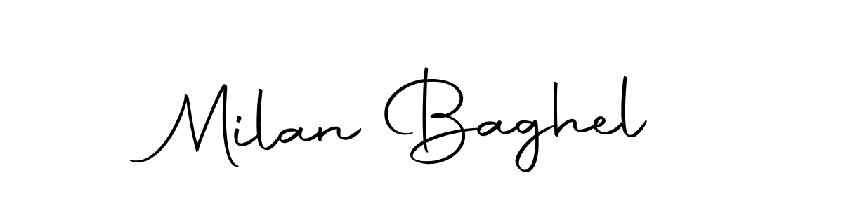 if you are searching for the best signature style for your name Milan Baghel. so please give up your signature search. here we have designed multiple signature styles  using Autography-DOLnW. Milan Baghel signature style 10 images and pictures png
