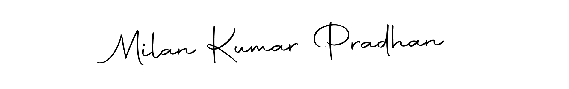 It looks lik you need a new signature style for name Milan Kumar Pradhan. Design unique handwritten (Autography-DOLnW) signature with our free signature maker in just a few clicks. Milan Kumar Pradhan signature style 10 images and pictures png