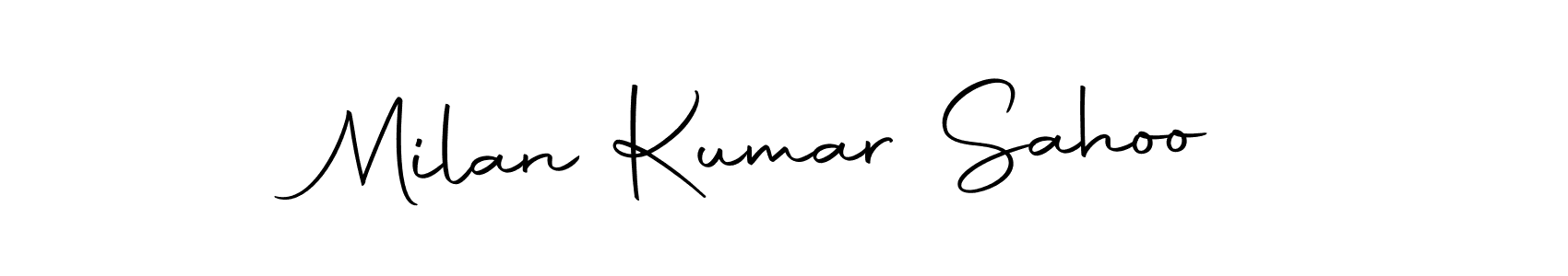 Make a beautiful signature design for name Milan Kumar Sahoo. With this signature (Autography-DOLnW) style, you can create a handwritten signature for free. Milan Kumar Sahoo signature style 10 images and pictures png