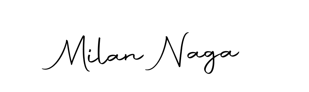 Create a beautiful signature design for name Milan Naga. With this signature (Autography-DOLnW) fonts, you can make a handwritten signature for free. Milan Naga signature style 10 images and pictures png