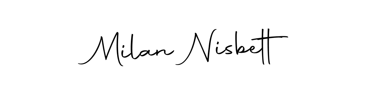 It looks lik you need a new signature style for name Milan Nisbett. Design unique handwritten (Autography-DOLnW) signature with our free signature maker in just a few clicks. Milan Nisbett signature style 10 images and pictures png