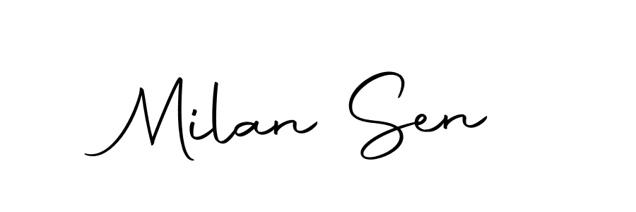 Once you've used our free online signature maker to create your best signature Autography-DOLnW style, it's time to enjoy all of the benefits that Milan Sen name signing documents. Milan Sen signature style 10 images and pictures png