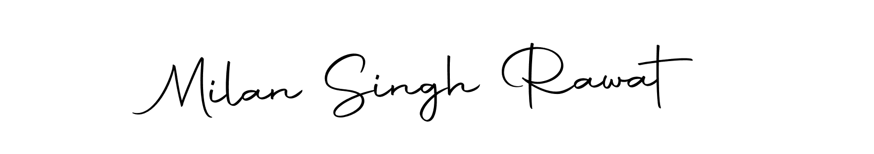 Make a beautiful signature design for name Milan Singh Rawat. With this signature (Autography-DOLnW) style, you can create a handwritten signature for free. Milan Singh Rawat signature style 10 images and pictures png