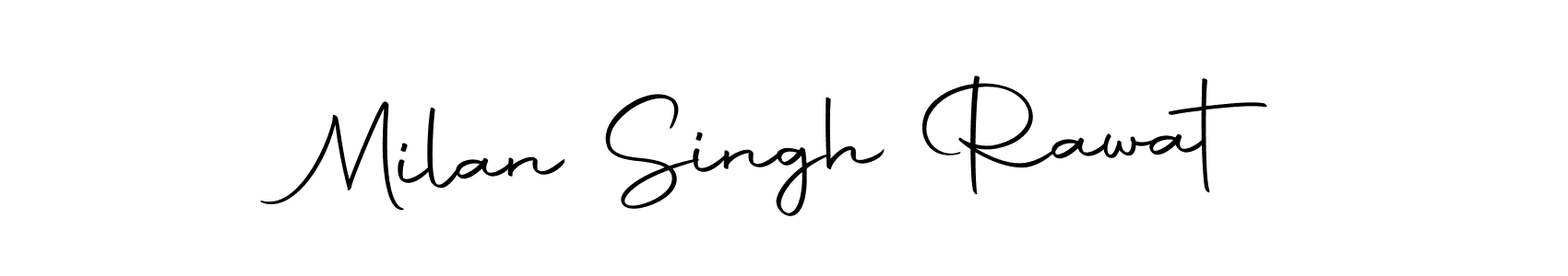 Make a beautiful signature design for name Milan Singh Rawat. With this signature (Autography-DOLnW) style, you can create a handwritten signature for free. Milan Singh Rawat signature style 10 images and pictures png