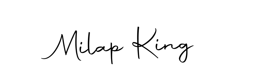 You can use this online signature creator to create a handwritten signature for the name Milap King. This is the best online autograph maker. Milap King signature style 10 images and pictures png