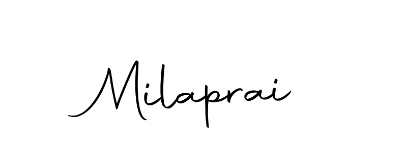 Create a beautiful signature design for name Milaprai. With this signature (Autography-DOLnW) fonts, you can make a handwritten signature for free. Milaprai signature style 10 images and pictures png