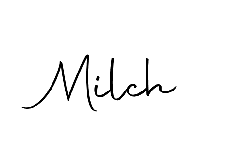 Use a signature maker to create a handwritten signature online. With this signature software, you can design (Autography-DOLnW) your own signature for name Milch. Milch signature style 10 images and pictures png