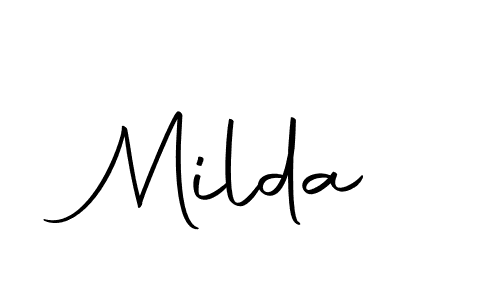 Make a short Milda signature style. Manage your documents anywhere anytime using Autography-DOLnW. Create and add eSignatures, submit forms, share and send files easily. Milda signature style 10 images and pictures png