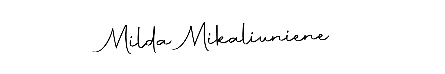 This is the best signature style for the Milda Mikaliuniene name. Also you like these signature font (Autography-DOLnW). Mix name signature. Milda Mikaliuniene signature style 10 images and pictures png