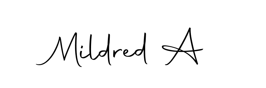 Also You can easily find your signature by using the search form. We will create Mildred A name handwritten signature images for you free of cost using Autography-DOLnW sign style. Mildred A signature style 10 images and pictures png