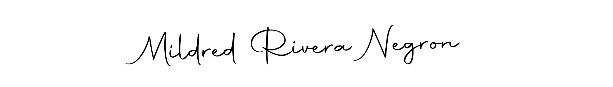 How to make Mildred Rivera Negron signature? Autography-DOLnW is a professional autograph style. Create handwritten signature for Mildred Rivera Negron name. Mildred Rivera Negron signature style 10 images and pictures png