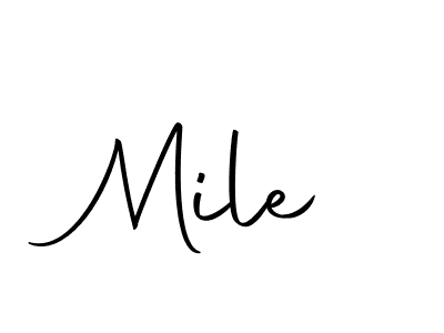 Make a short Mile signature style. Manage your documents anywhere anytime using Autography-DOLnW. Create and add eSignatures, submit forms, share and send files easily. Mile signature style 10 images and pictures png