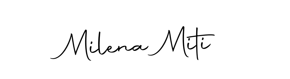 Also we have Milena Miti name is the best signature style. Create professional handwritten signature collection using Autography-DOLnW autograph style. Milena Miti signature style 10 images and pictures png