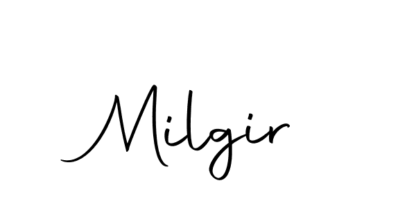 Similarly Autography-DOLnW is the best handwritten signature design. Signature creator online .You can use it as an online autograph creator for name Milgir. Milgir signature style 10 images and pictures png
