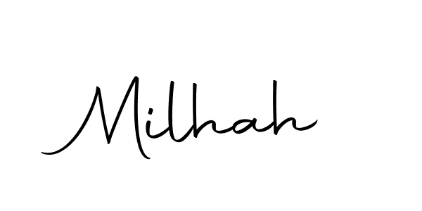 This is the best signature style for the Milhah name. Also you like these signature font (Autography-DOLnW). Mix name signature. Milhah signature style 10 images and pictures png