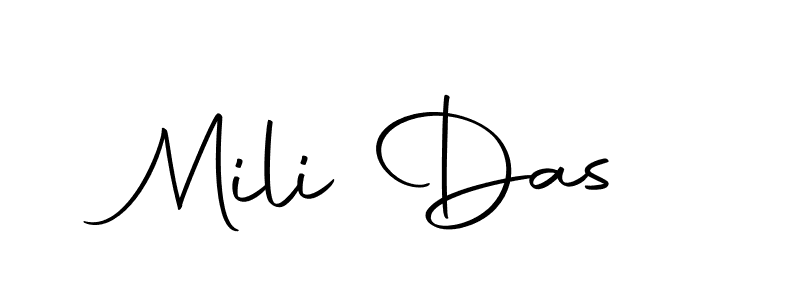 Make a beautiful signature design for name Mili Das. With this signature (Autography-DOLnW) style, you can create a handwritten signature for free. Mili Das signature style 10 images and pictures png