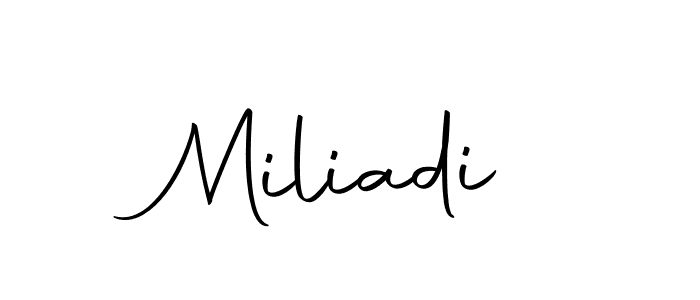 if you are searching for the best signature style for your name Miliadi. so please give up your signature search. here we have designed multiple signature styles  using Autography-DOLnW. Miliadi signature style 10 images and pictures png