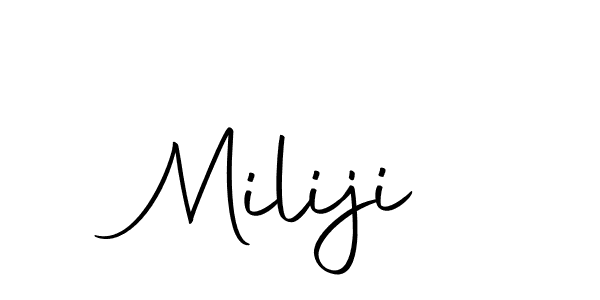 It looks lik you need a new signature style for name Miliji. Design unique handwritten (Autography-DOLnW) signature with our free signature maker in just a few clicks. Miliji signature style 10 images and pictures png