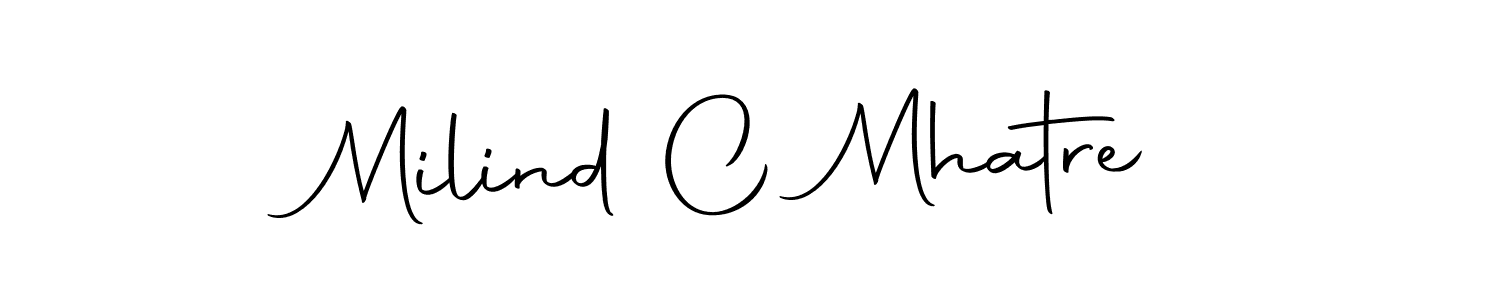 You can use this online signature creator to create a handwritten signature for the name Milind C Mhatre. This is the best online autograph maker. Milind C Mhatre signature style 10 images and pictures png