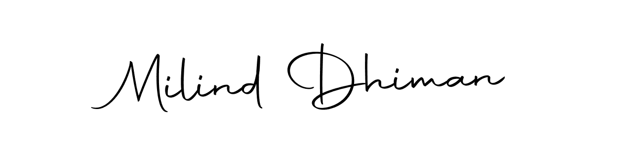 This is the best signature style for the Milind Dhiman name. Also you like these signature font (Autography-DOLnW). Mix name signature. Milind Dhiman signature style 10 images and pictures png