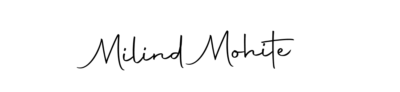 The best way (Autography-DOLnW) to make a short signature is to pick only two or three words in your name. The name Milind Mohite include a total of six letters. For converting this name. Milind Mohite signature style 10 images and pictures png