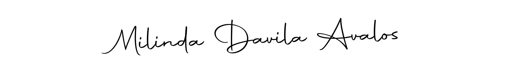 How to make Milinda Davila Avalos signature? Autography-DOLnW is a professional autograph style. Create handwritten signature for Milinda Davila Avalos name. Milinda Davila Avalos signature style 10 images and pictures png